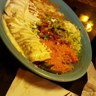 Fajita steak burritos