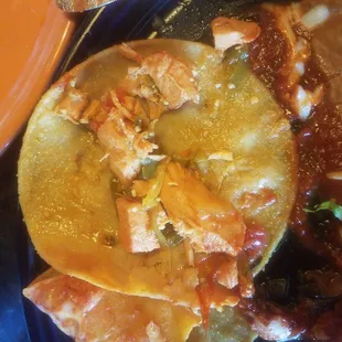 Chicken enchiladas