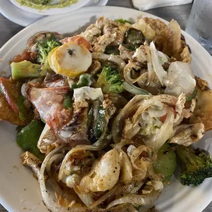 Arroz con pollo con vegetables
