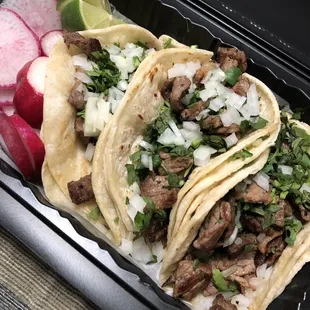Bistec tacos