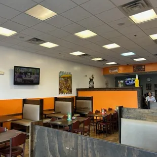 the interior of the restaurant