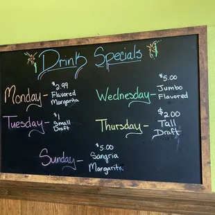 Drink Specials
