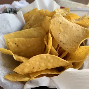 a basket of tortillas