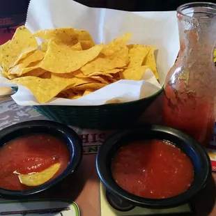 Chips and salsa.