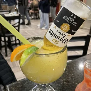 Margarita with Corona