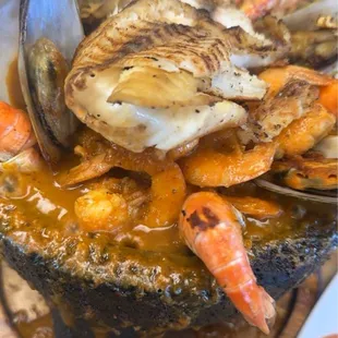 Seafood Molcajete