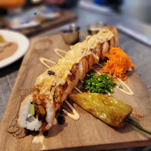 a plate of food