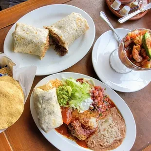 burritos and mexican food