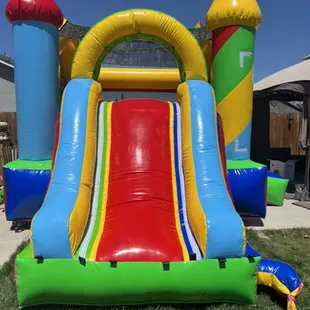Ask about our combo bounce house for rent as well. Can be placed at the edge of the pool for a slide.