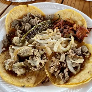  plate of mexican food