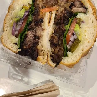 Steak torta