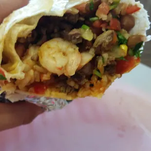 Shrimp Burrito