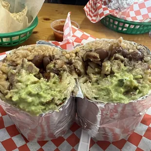 Pollo Asado Burrito