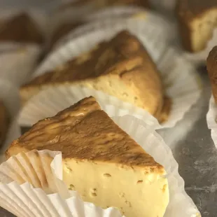 a slice of cheesecake