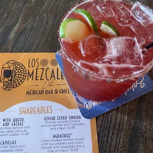 Cucumber hibiscus margarita