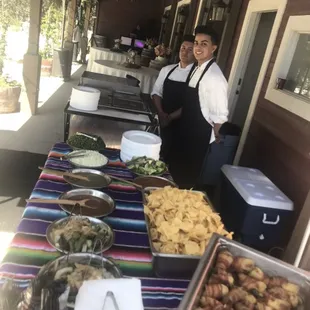 Catering a wedding