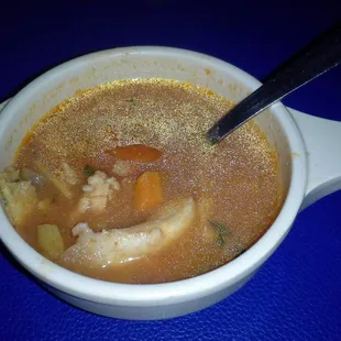 Caldo de Pescado!! glitters with goodness!!!