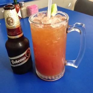 Try the Michelada(with your favorite beer) to make it a perfect outing.