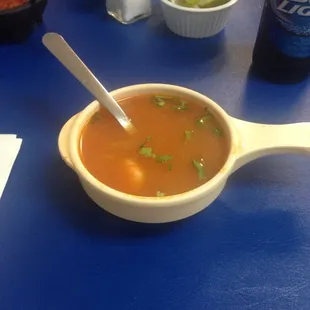 The caldo de marisco is great here. It's a must try in this cold weather.