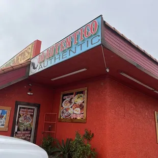 Outside of restaurant