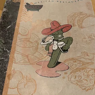 a mexican restaurant menu