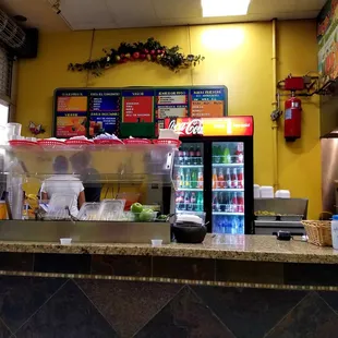 interior, sushi and sashimi