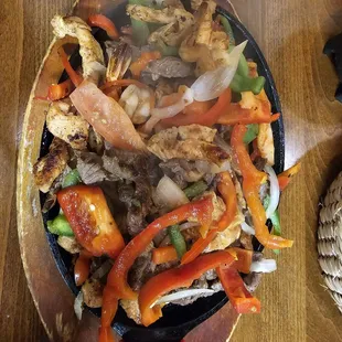 Steak fajitas