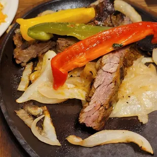 Beef fajitas
