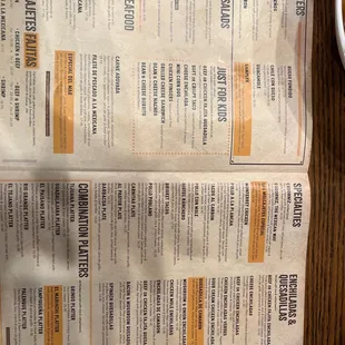 Updated menu 07/2023