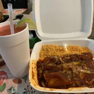 Chicken Mole Enchiladas