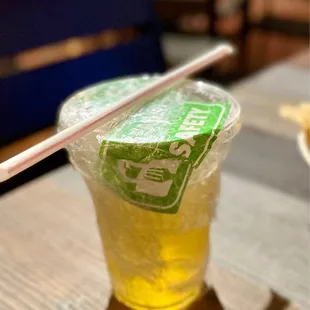 When you can't finish your big girl drink AND drive home, but don't want to waste it. Problem solved! LOL