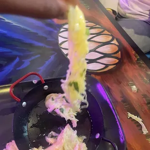 a person making a dish