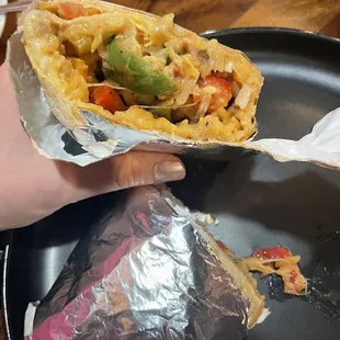 Vegetable Burrito