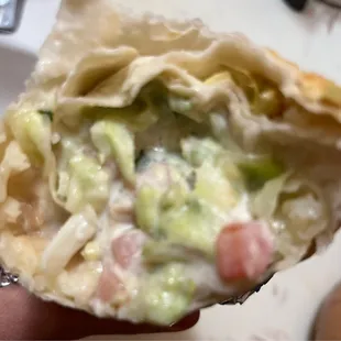 Veggie burrito- no rice.