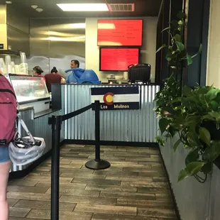 Menu, line
