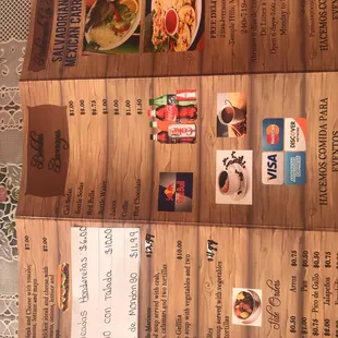 Menu page 2