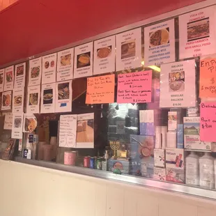 Front area. Plus has 3 tables. More takeout and delivery.