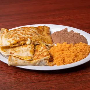 Quesadilla plate