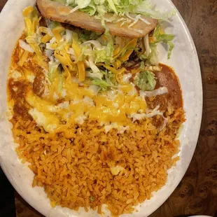 Taco &amp; Enchilada Plate