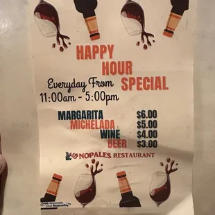 Happy Hour Specials