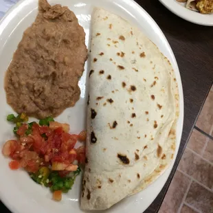 Large Barbacoa taco!