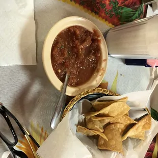 Salsa (see chip basket)