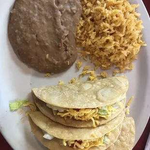 Tacos and rice