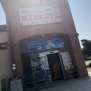 outside