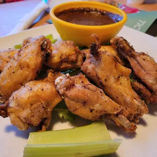 Happy hour chicken wings