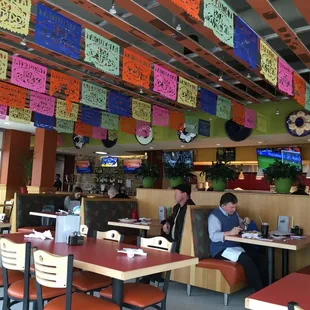 Colorful decor.