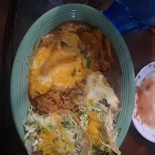 8. Two Enchiladas Combo