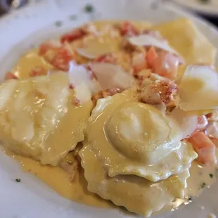 Lobster ravioli