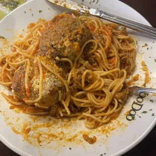 Spaghetti and Meatballs