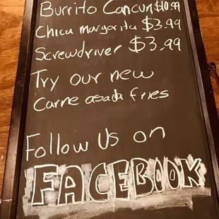Specials for Thursday